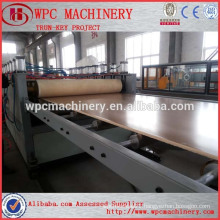 wood plastic formwork machine/ wpc formwork machine to make construction board